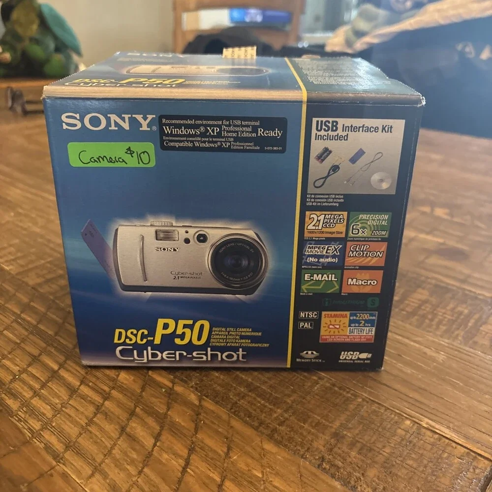 Sony Cyber-shot DSC-P50 2.1MP Digital Camera - Silver